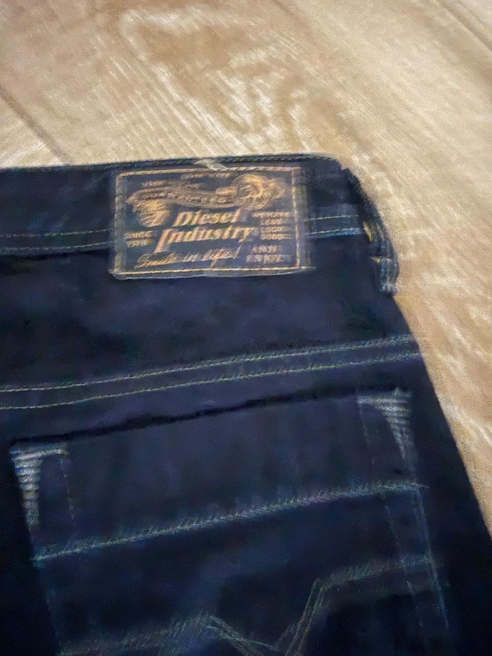 Diesel Safado Jeans - Slim Straight 30x30 Dark Indigo - Picture 4 of 5